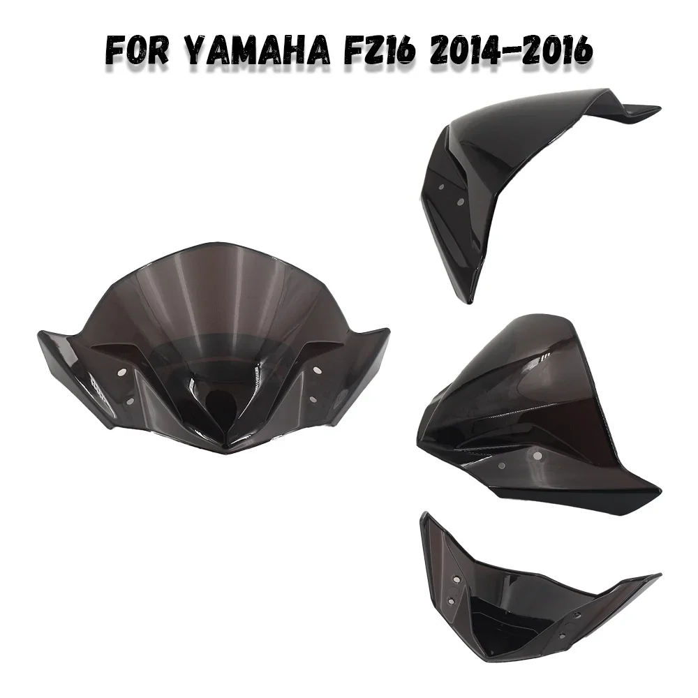 

Motorcycle Windshield WindScreen Screen For 2014 2015 2016 2017 2018 Yamaha FZ16 Fi V2.0 FZ 16 FZ-S FZS S 150