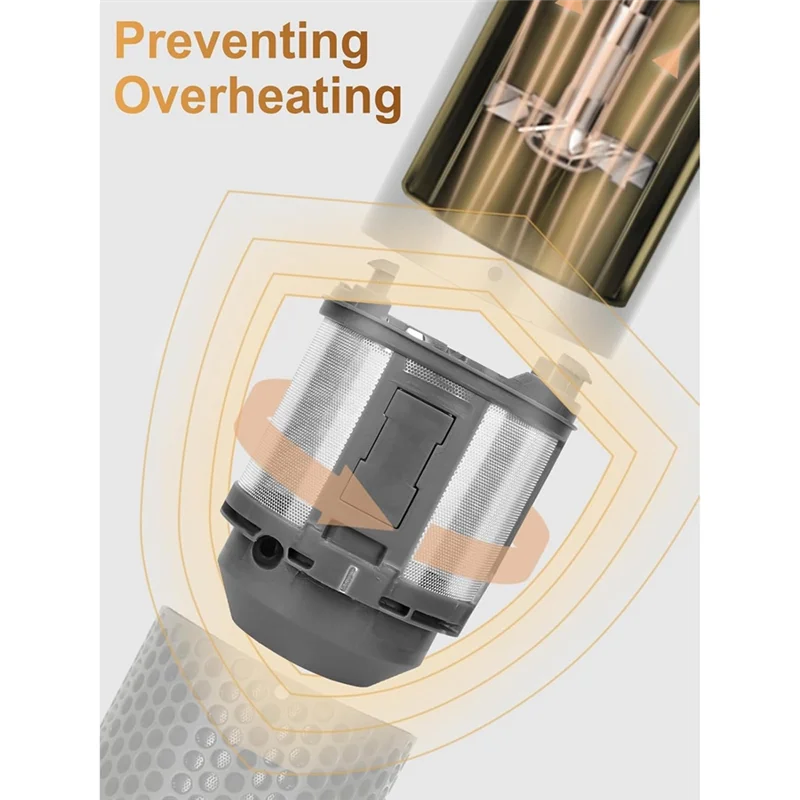 SANQ-cubierta de repuesto de filtro interno para modelos Dyson Airwrap HS01 HS05, cubierta antipolvo de filtro interno de rizador