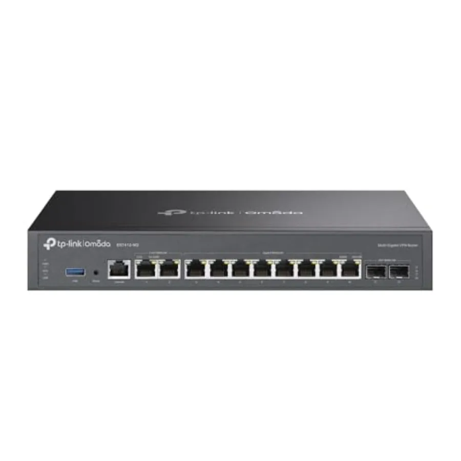 

Многогигабитный VPN-роутер Omada ER7412-M2 с четырехъядерным процессором, 2 портами 2.5G и 1 портом USB 3.0 для высокоскоростной сети