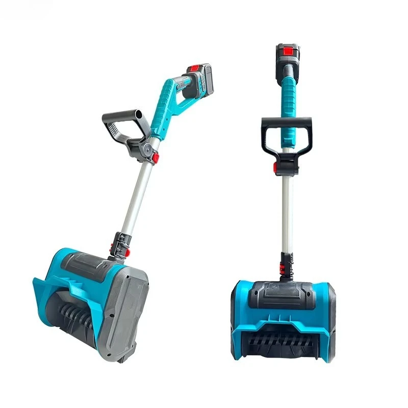 ماكيتا 20 فولت طوي اليد دفع Snowplow جديد اللاسلكي الصناعية الطريق الثلوج محراث منفاخ المحمولة انفصال بطارية إزالة الثلوج #4