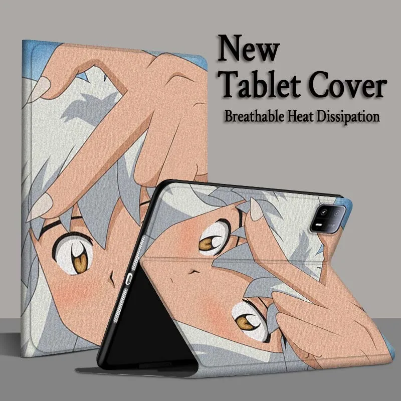 Inuyasha Art Popular Anime For Xiaomi Redmi Mi Pad 4 5 6 6s 7 7s SE Pro 2 11 Plus Max 12.4 11 11.2 12.5 8.7 بوصة حافظة كمبيوتر لوحي #5