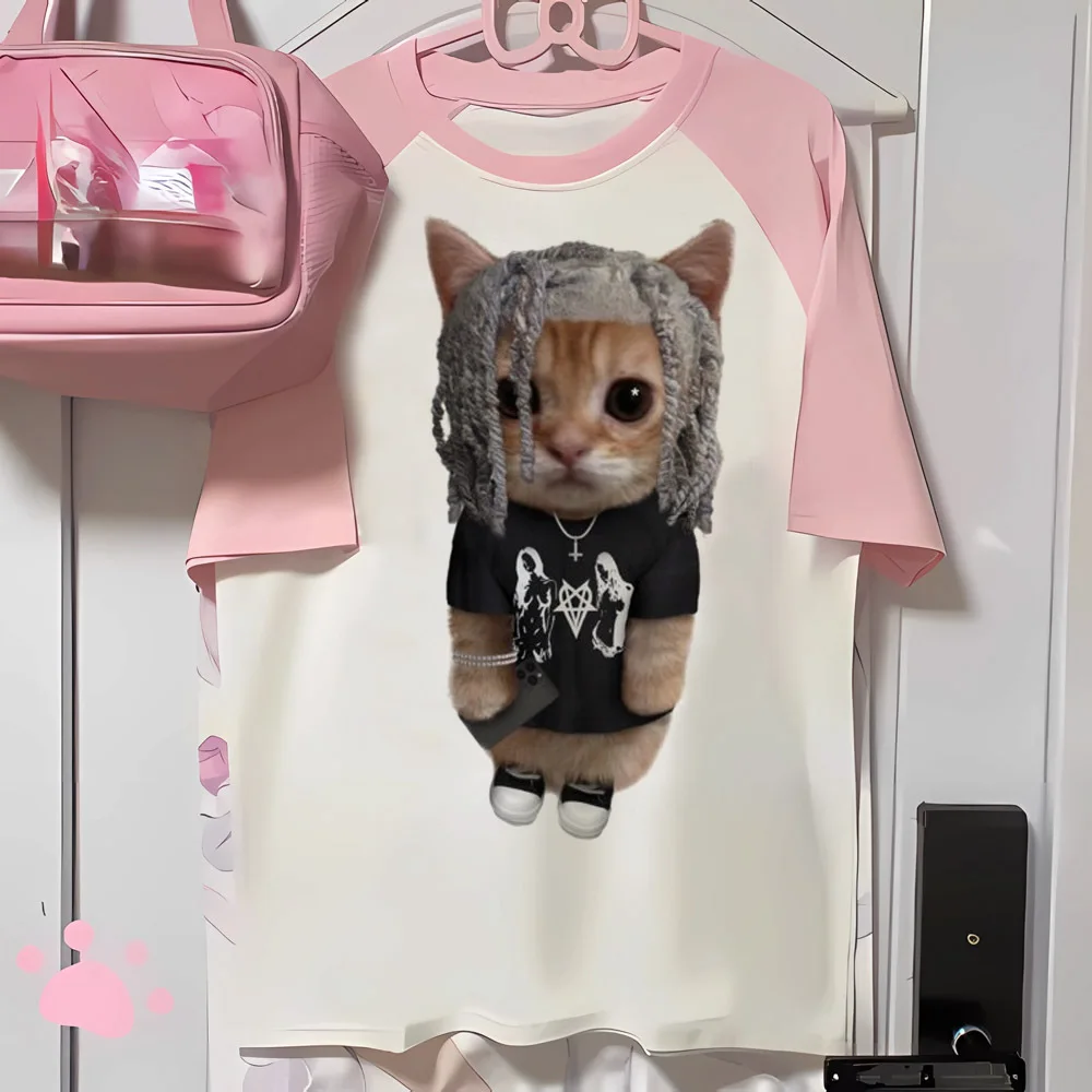 

Топ с мемом, женская быстросохнущая футболка с мангой, женская одежда в стиле манга