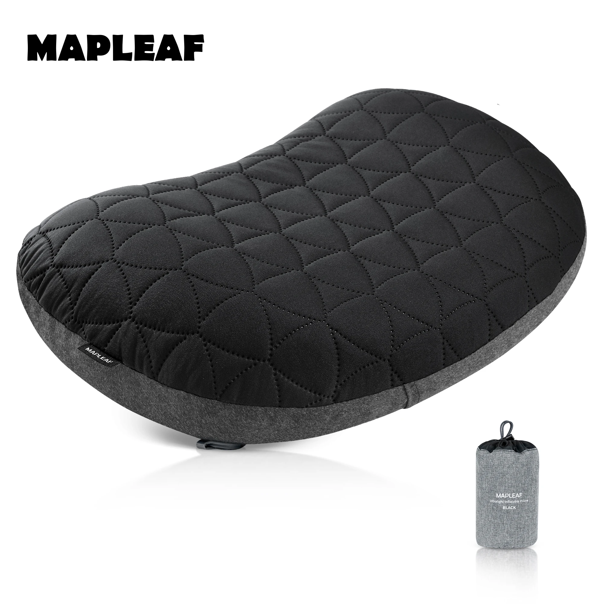

MAPLEAF Inflatable Travel Pillow Air Pillow Compact Ultra Lightweight Sleeping Camping Office Portable Washable Cover