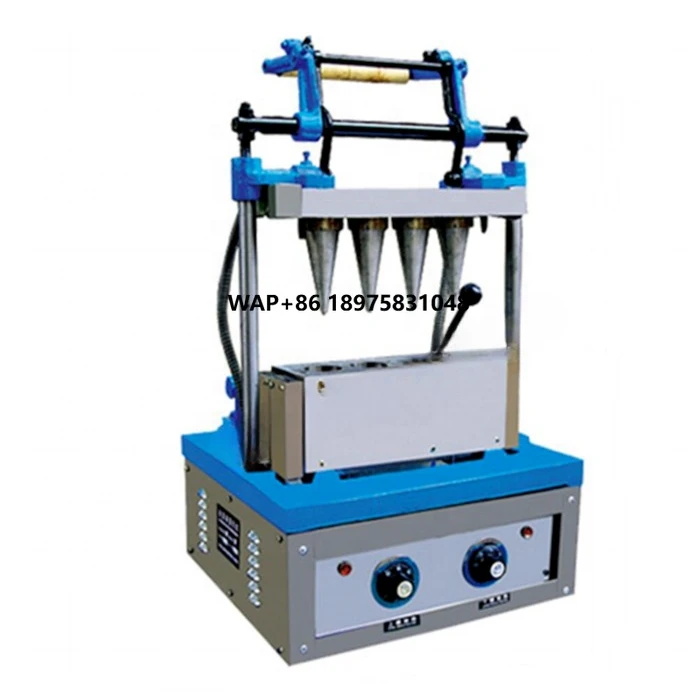 

Ice cream egg tray machine 4 heads cone ice cream wafer machine crispy machine