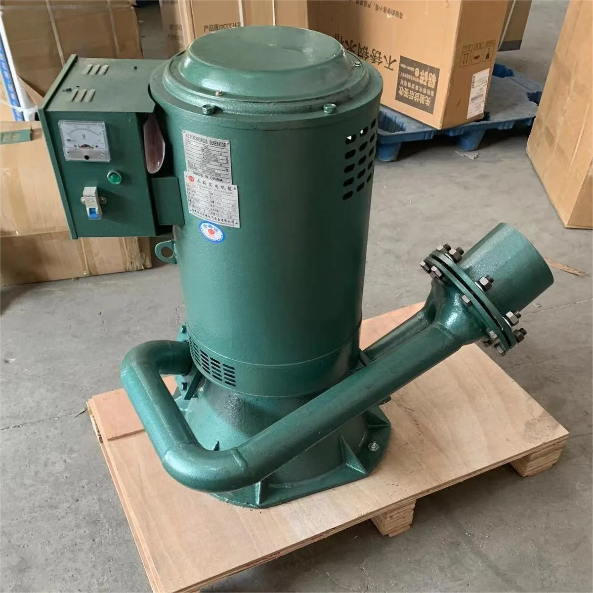 Double-crash 50kw Single-phase Hydraulic Generator Double-jet 50000w Hydro Generator