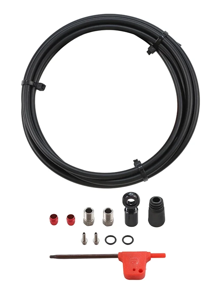 /2000mm /Hydraulic /Disc Brake Oil Hose Olive Insert Set With T8 Wrench For SRAM Flat Mount HRD Red For Force For Apex Road MTB