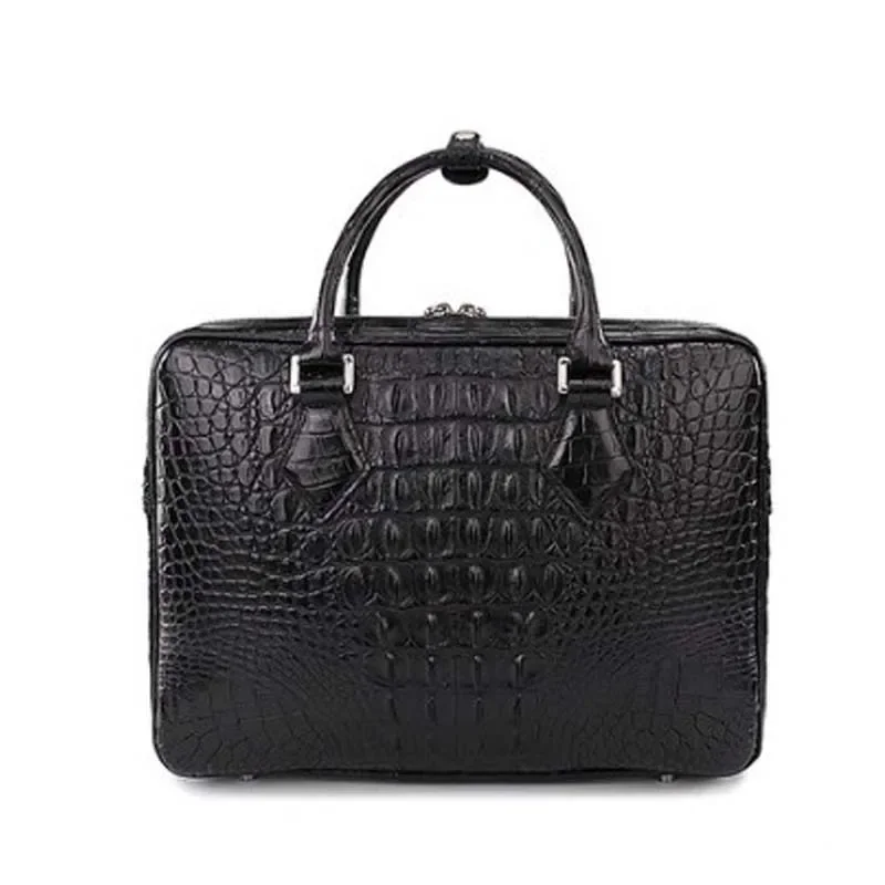 

weitasi new arrival crocodile leather man bag handbag business man briefcase men crocodile bag
