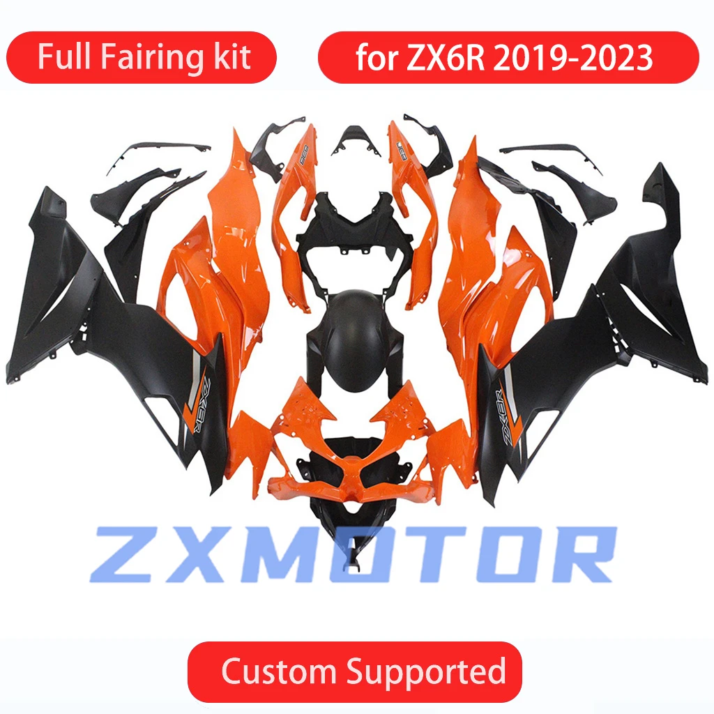 New Style Fairings ZX6R 2019 2020 2021 2022 2023 Fairing Bodywork Kit Panel Set Fit for KAWASAKI 636 ZX 6R 19 20 21 22 23