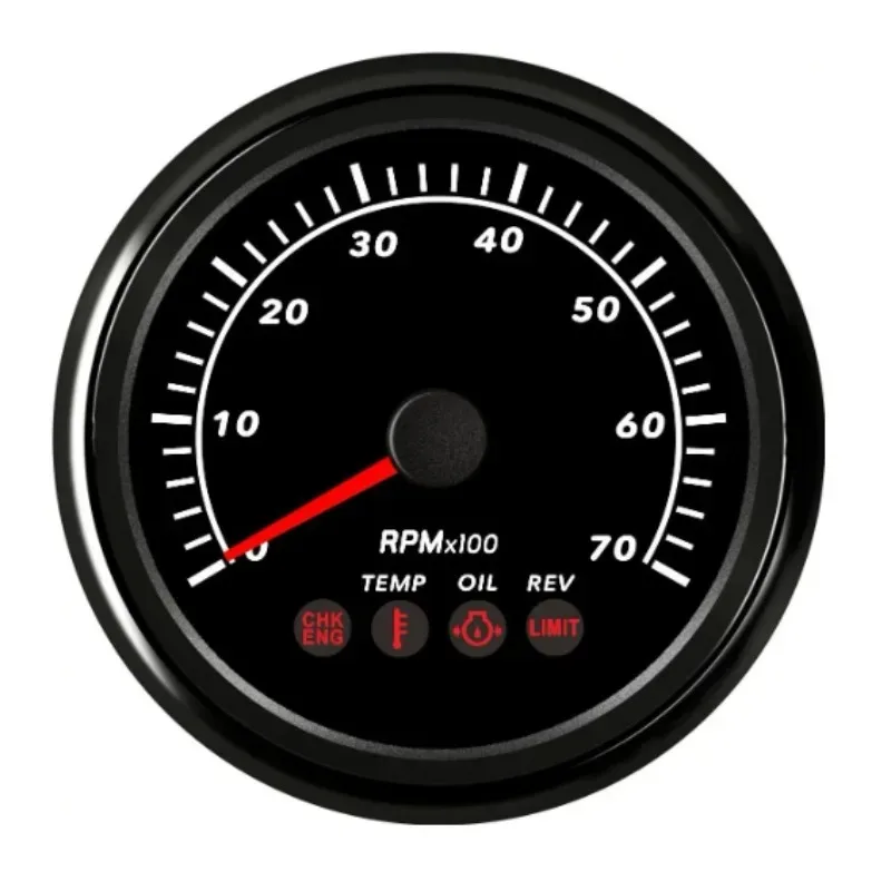 outboard engine tachometer with oil temperature and oil pressure engine fault prompt 7000RPM 1pcs