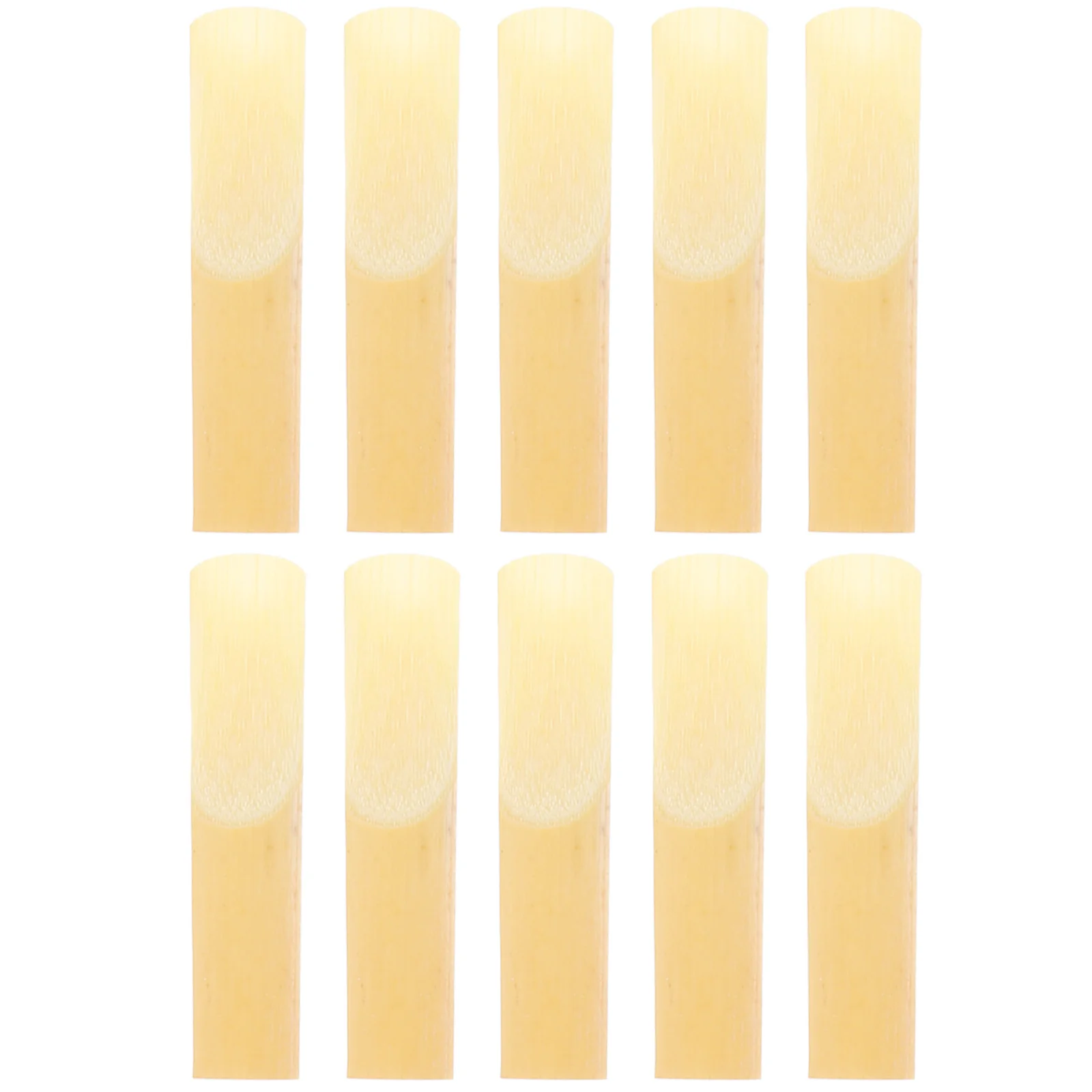 

10Pcs Saxophone Reeds Sturdy Replacement Alto Saxophone Reeds for Practice Performance Instrument Supply Instrument Accessories