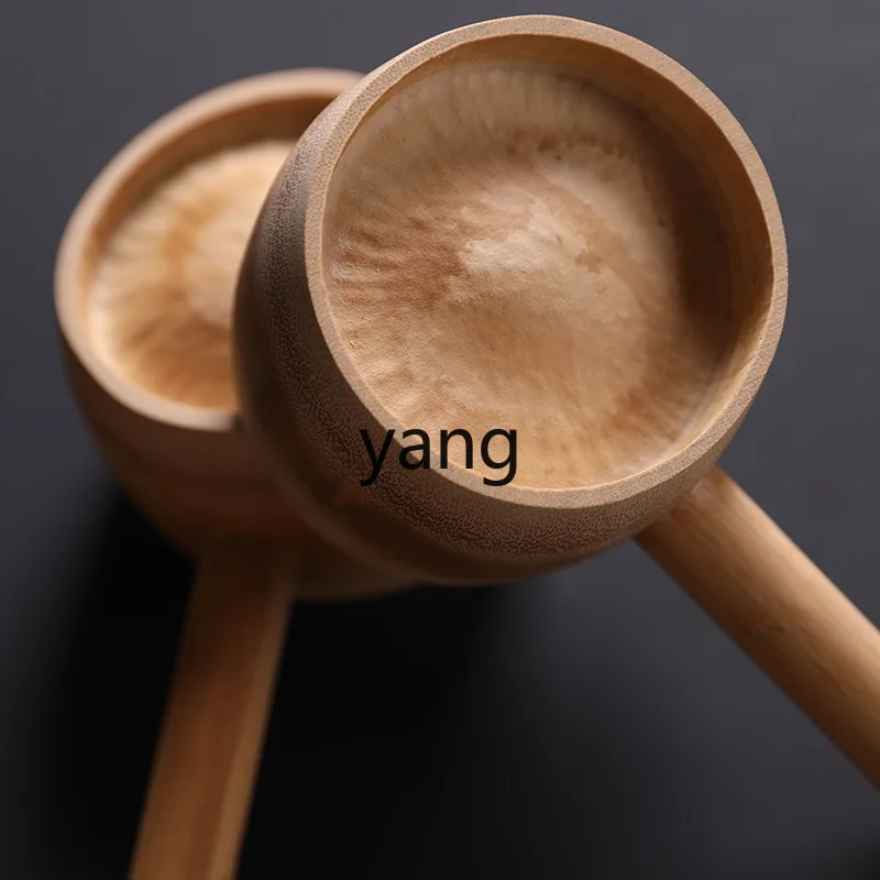 LTT bathtub bath water bleach solid wood scoop large bath household kitchen scoop rice spoon