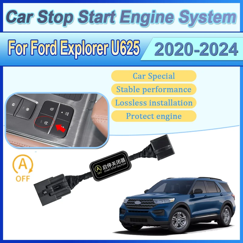 

Car Automatic For Ford Explorer U625 2020 2021~2024 Stop Start Engine System Off Device Control Sensor Plug Cable Accessories