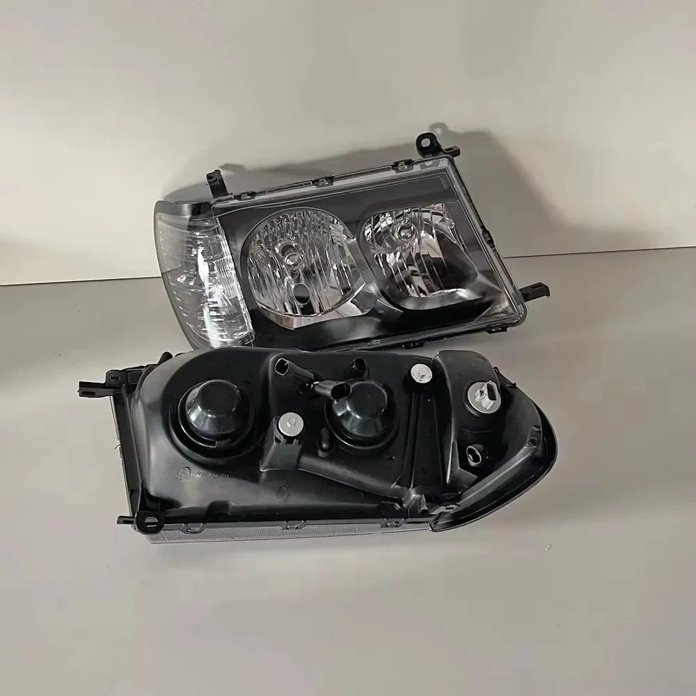 Car Headlight for Toyota Land Cruiser FZJ100 FZJ105 Split to Connected Headlights 1998-2005 Head Lamp PAIR