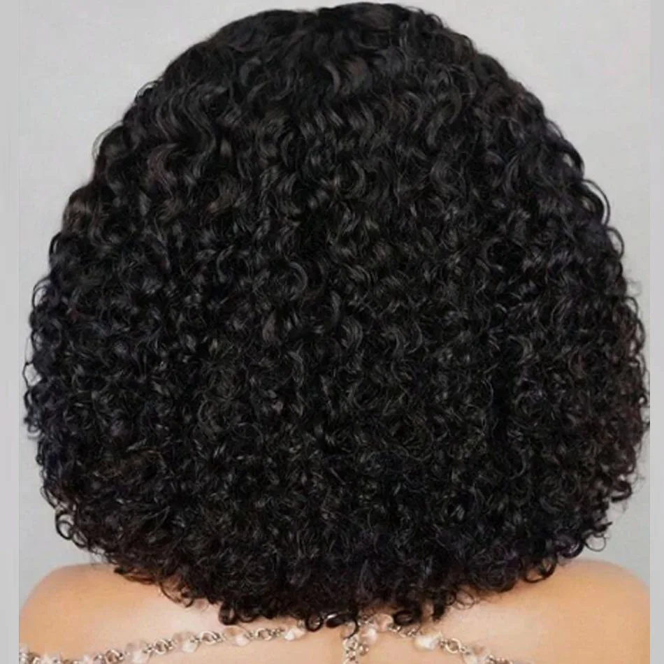 Glueless Wigs Human Hair Wear And Go Kinky Curly Lace Frontal 100% Human Hair Perruque Cheveux Humains OnSale Brazilian Raw Hair image 5
