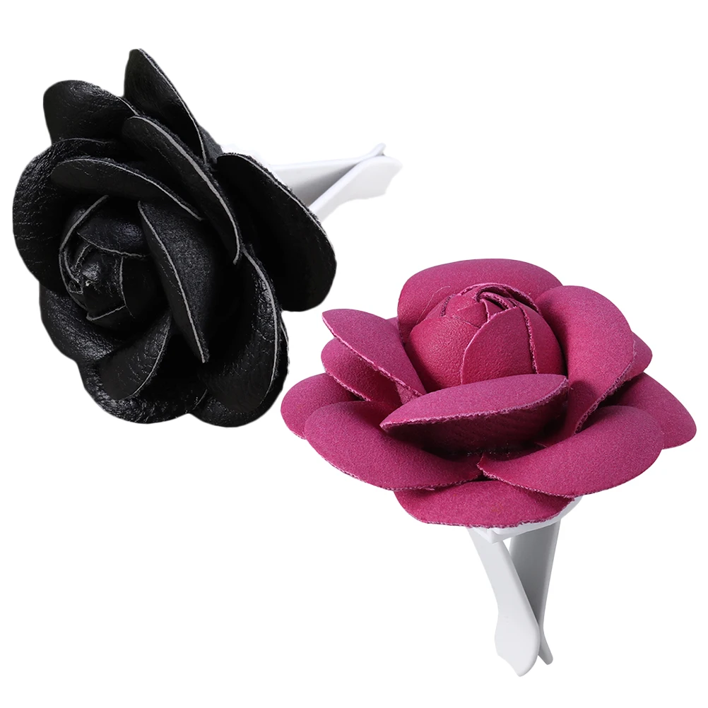 

2Pcs Car Vent Clip Air Freshener Flower Diffuser Cute Car Accessories Interior Aesthetic Longlasting Scent Air Vent Clip