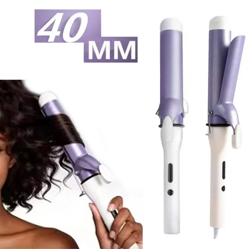 

Hair Crimper With 40mm Professional Curling Iron Barrel For Large Waves Electric Curler Professional Salon Styling Tool