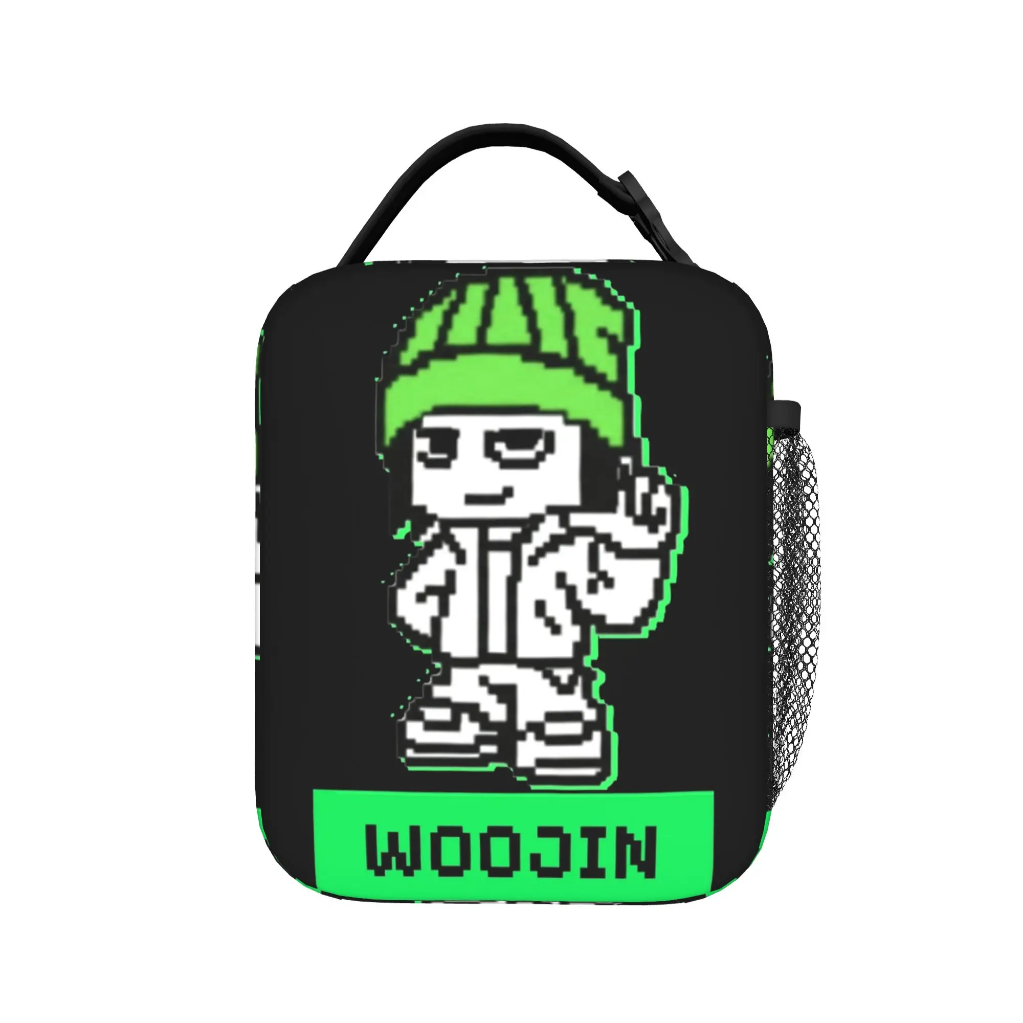 Lngshots Woojin Game Character Thermal Insulated Lunch Bags for Work  Portable Bento Box Cooler Thermal Food Box