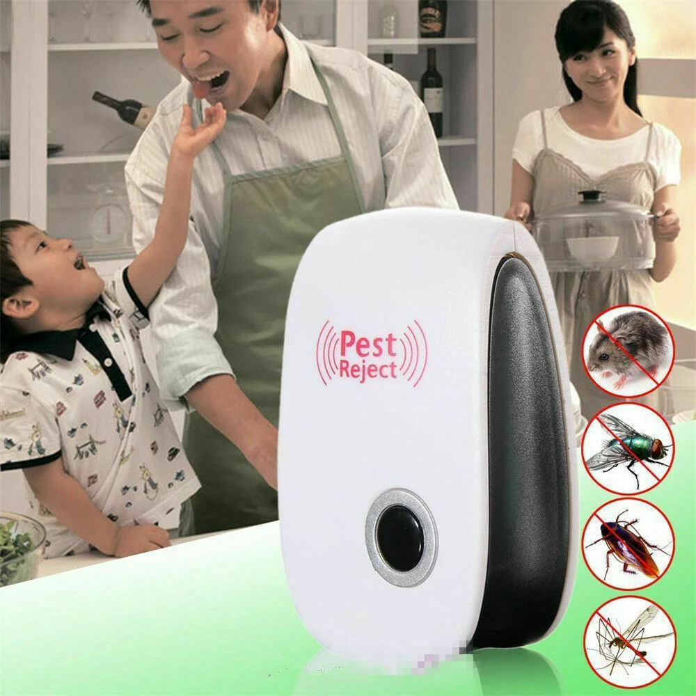 Repelente ultrassônico de pragas, inteligente, mata mosquitos, repelente magnético de insetos, ferramentas de limpeza doméstica, produtos de controle de pragas de jardim