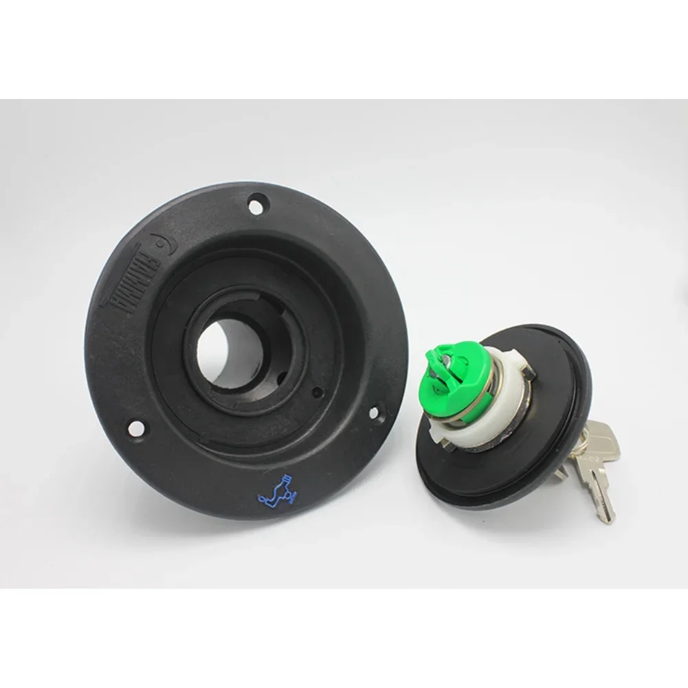 RV Gravity Water Filler Filter RV Trailer Round Lockable Water Filler Plastic 110*82mm RV Gravity Water Inlet Vehicle Parts