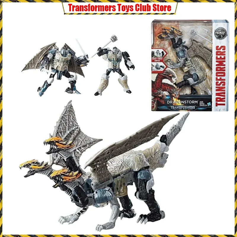 In Stock Original Transformers 5 The Last Knight DRAGONSTORM Action Figures Collection Model Toys Gift