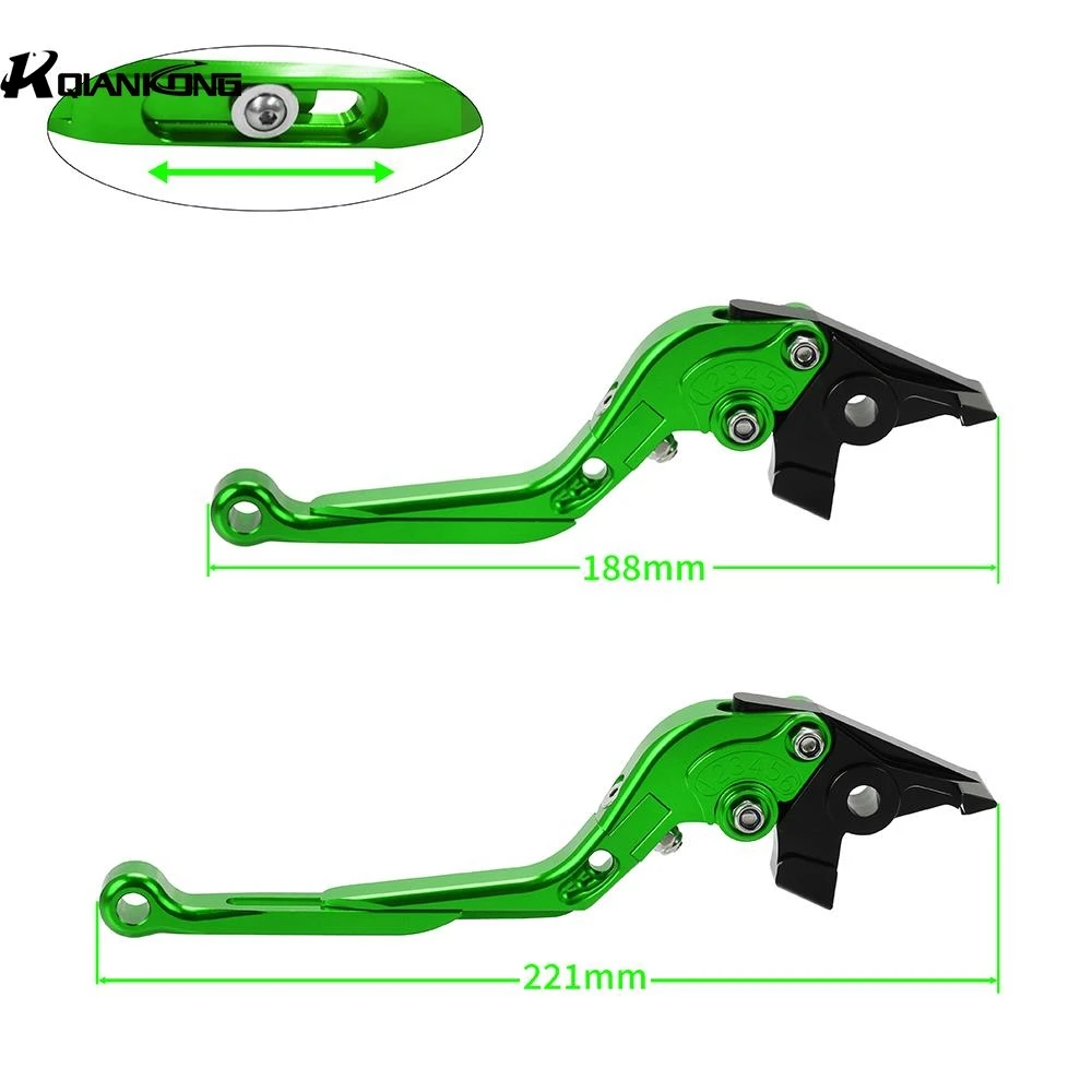Motorcycle NINJA650R ER6F ER6N 06-08 Handles Brake Clutch Levers Handlebar grips Ends For KAWASAKI ER-6N 2006 2007 2008 ER er 6N - view 3