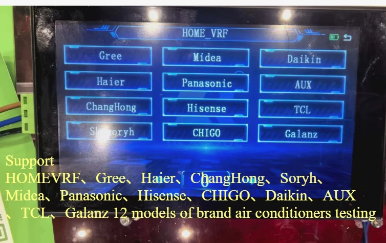 English Version Multibrand Inverter AC Diagnostic Tool for Outdoor Unit Repair Touch Screen