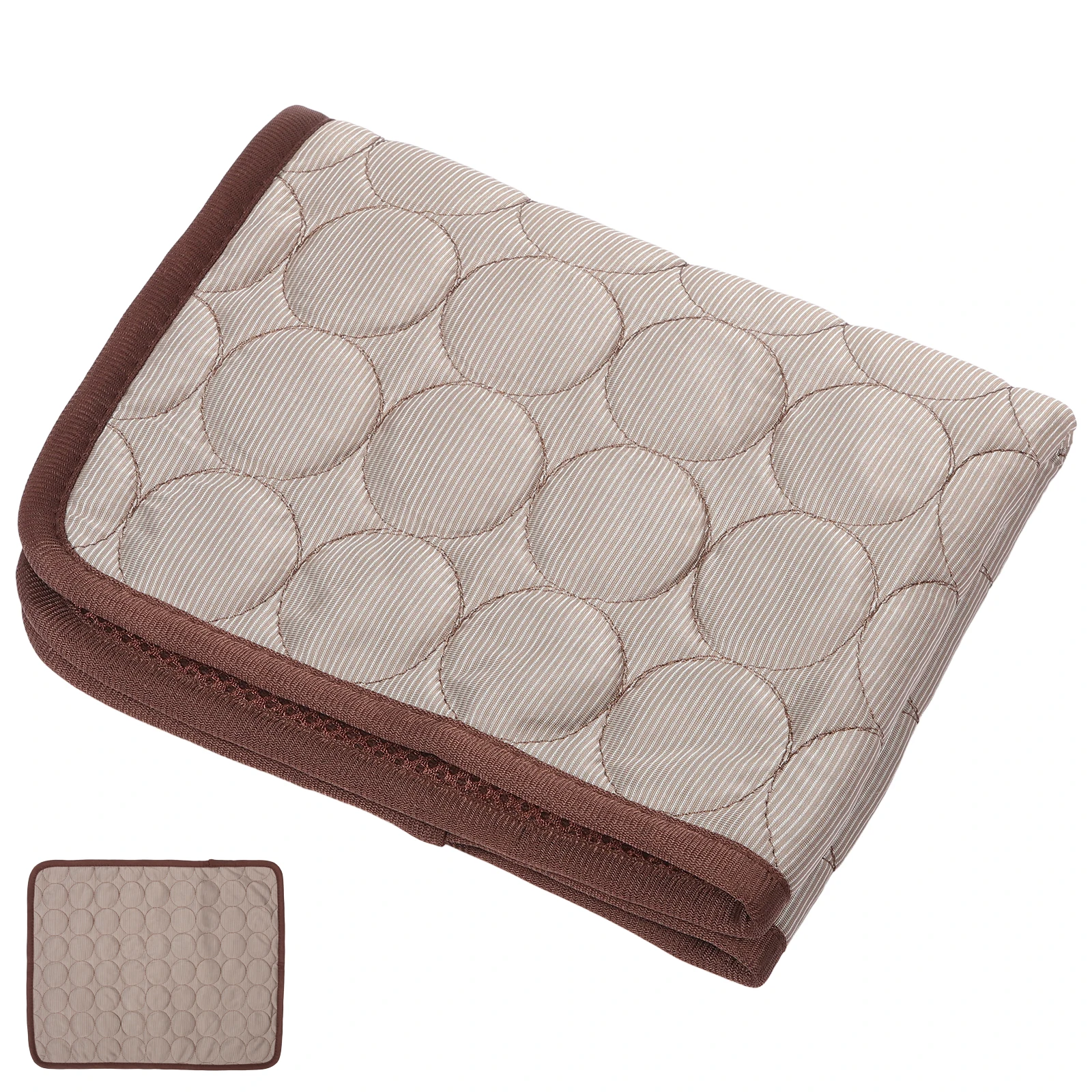 

Summer Mat Dog Cooling Pads Portable Pet Feeding Mats for Dogs Outdoor Bed Coffee Puppy Cat Travel