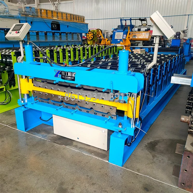 Customized Double Layer Stud Track Door Frame Roofing Sheet Roll Forming Machine