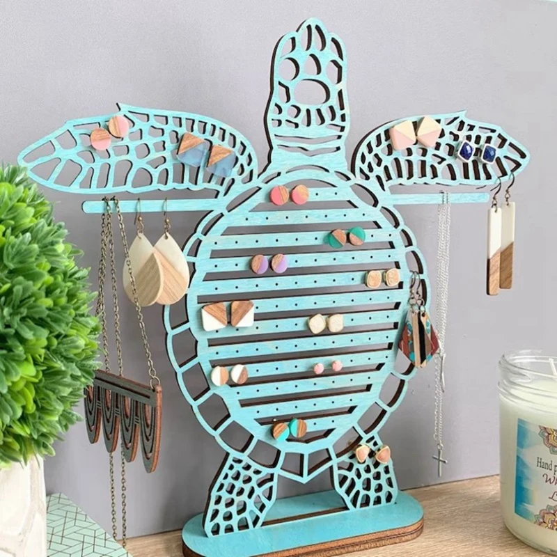 Earring Display Organizer Sea Turtle Necklace Jewelry Organizer Earring Holder Earring Organizer Earring Holder Gift