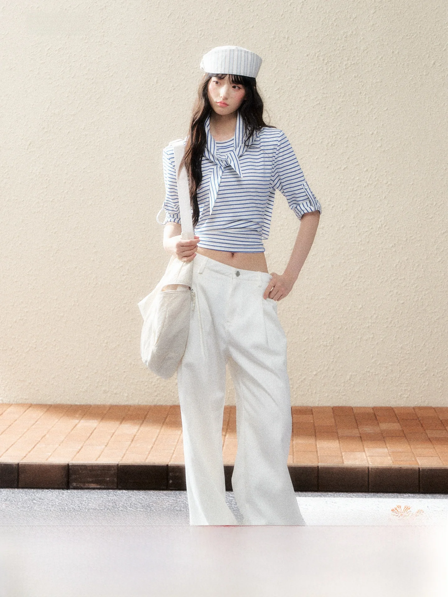 

7iftin Original Design American High Street Straight Leg Casual Pants Loose Versatile Slimming Drapey Long Trousers