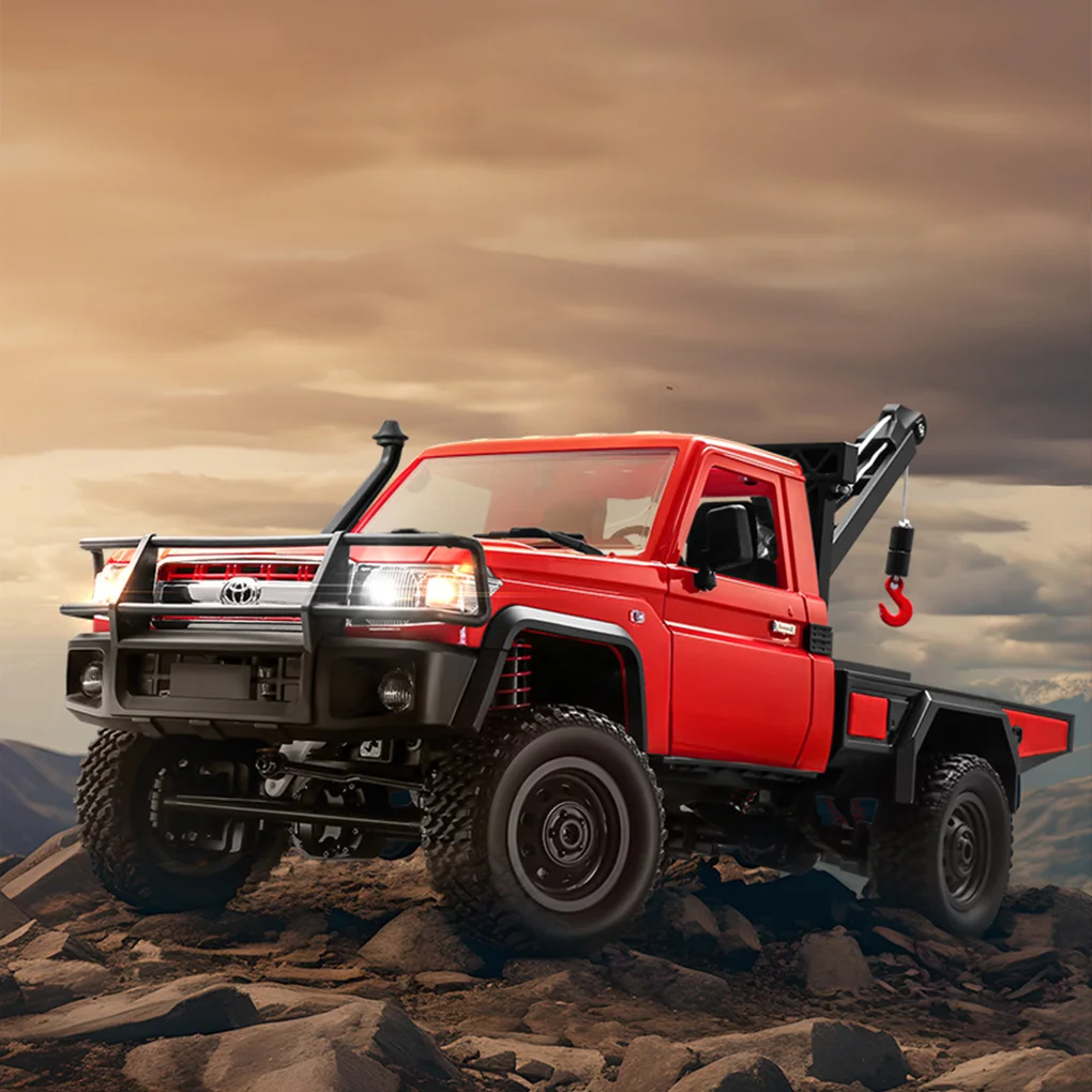 1/12 MN82T 2.4g 4wd Afstandsbediening Terreinwagen Simulatie Klassieke Terreinwagen RC Auto Model met Licht