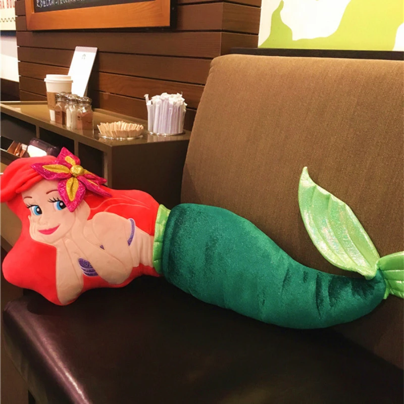 

50cm Disney Ariel Princess The Little Mermaid Plush Toys Cartoon Pillow Doll decorate For Kids Girl Brithday Christmas Gifts