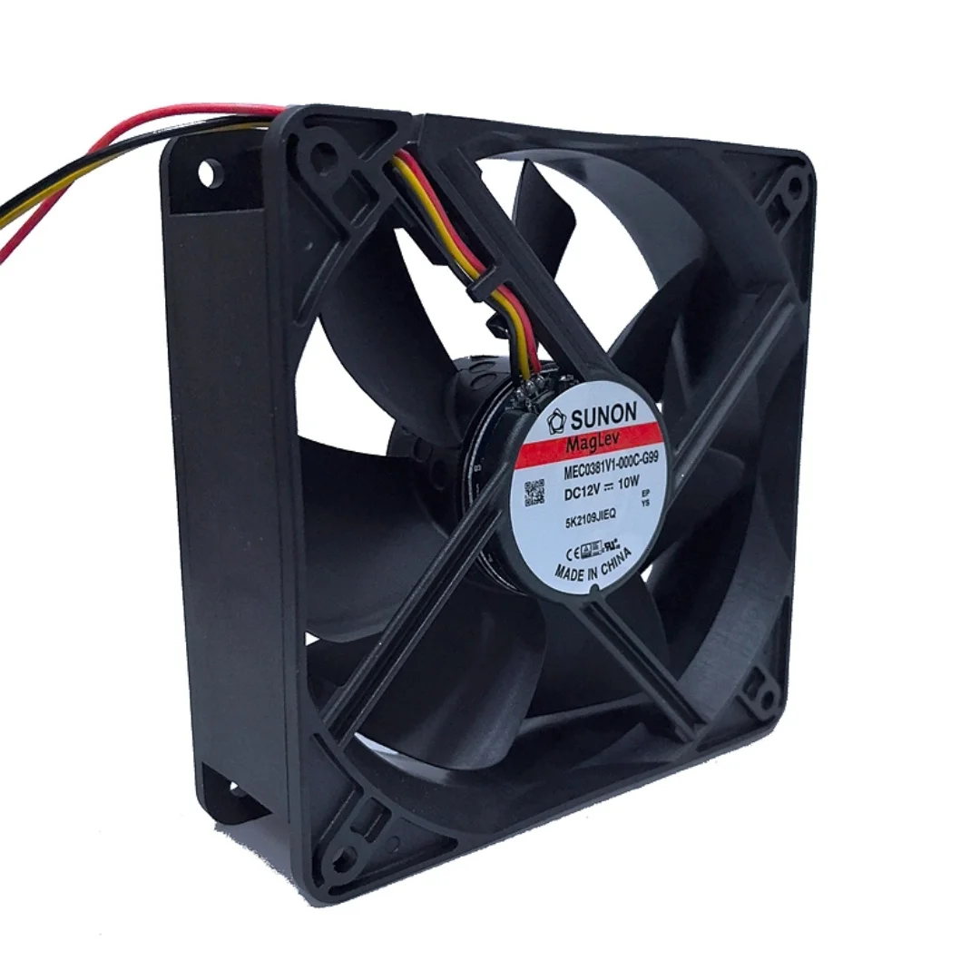 

SUNON MEC0381V1-000C-G99 DC 12 В 10 Вт 120x120x38 мм 3-проводной охлаждающий вентилятор для сервера