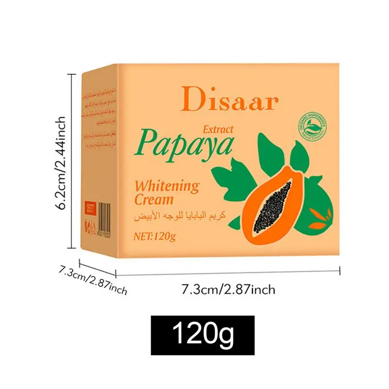 Balsam z papai do kremu rozjaśniającego twarz z naturalnym ekstrakt z papai 120g poprawia żywotność i nawilżenie skóry