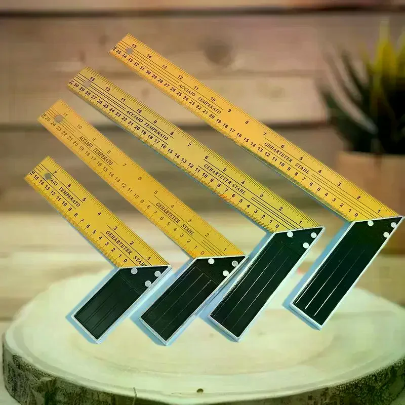 

Г-образная столярная линейка: высококачественная шкала для точной деревообработки и конструкции зданий.