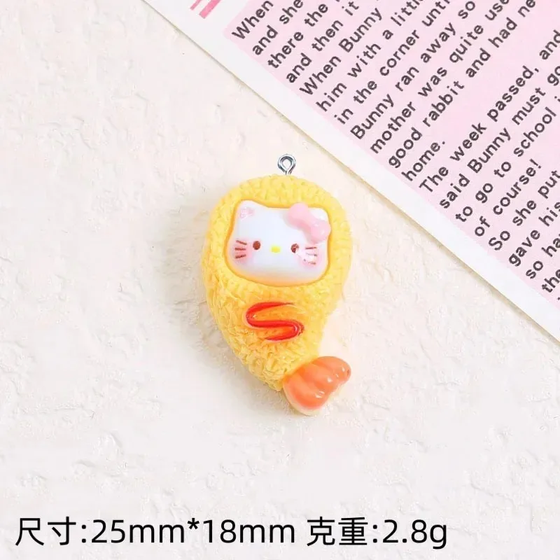 10Pcs Cute Cartoon Bear Dog Toast Resin Pendants Charms Handmade DIY Findings For Earrings Necklaces Bracelets Jewelry Decor view 6
