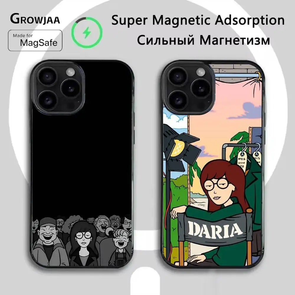 

Cartoon D-Daria Phone Case For iPhone 16e,16,15,14,13,12,11,Plus,Pro,Max,Mini Magsafe Magnetic Wireless Charging