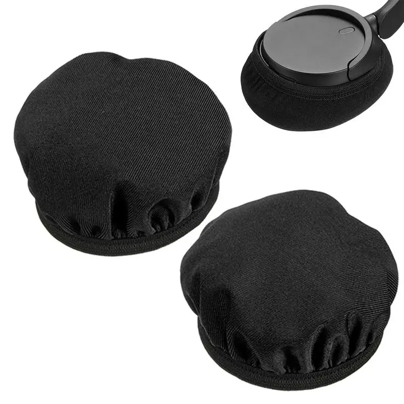 Earpads Sweater Cover Headset Earpad Cloth Cover Easy To Replace Stretchable Reusable Comfortable Headphone Pads Replacement