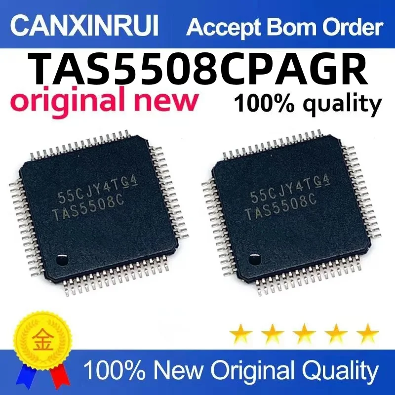 

New original TAS5508CPAGR TAS5508C digital audio processor QFP64 package IC chip