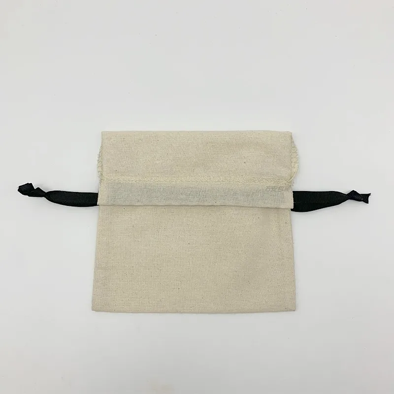 100% Cotton Drawstring Storage Bags Big Size Reusable Muslin Dust Bag Pouch Wedding Candy Bar Gift Packaging Custom Logo 50pcs