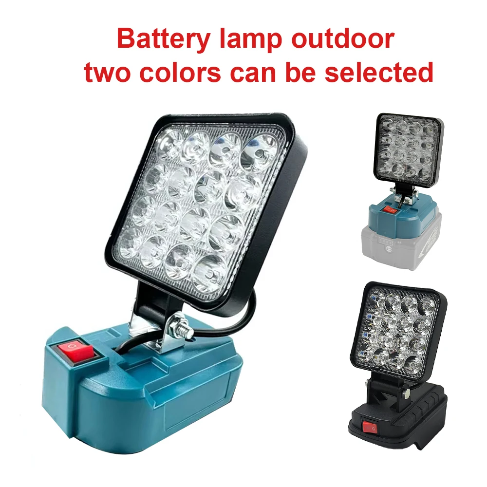 

For Makita 14.4V-18V Li-ion Battery Lantern Outdoor Flashlight 3 Inch Cordless LED Work Light Camping Lamp Emergency Lighting