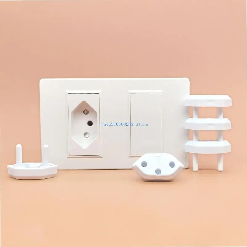 K9FF Набор из 10 шт. защитных приспособлений для электрических розеток, защита от детей, конструкция со встроенными функциями,