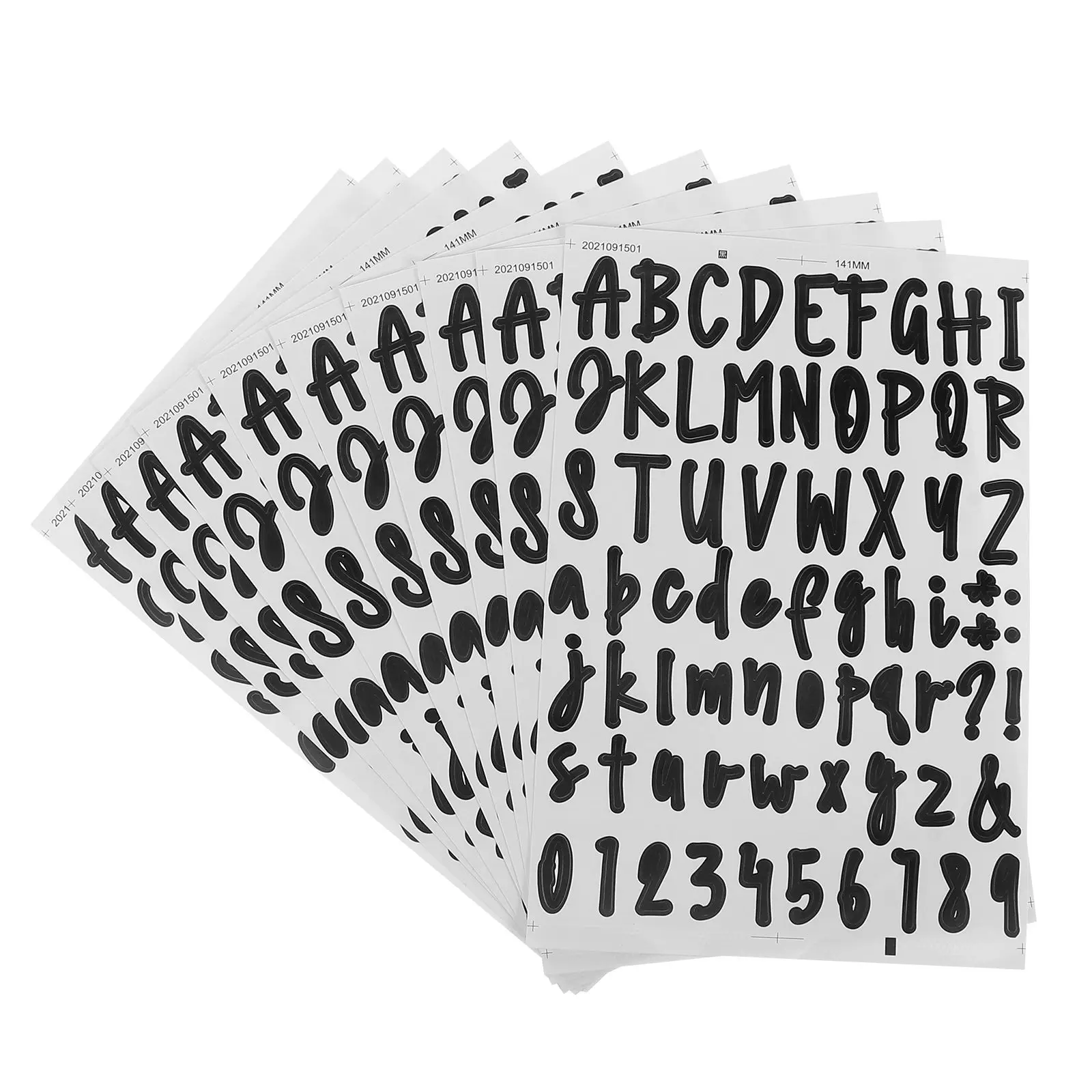 

Alphabet Number Decals Letter Labels Stickers Scrapbooking Waterproof Permanent DIY Mailbox Numbers Adhesive