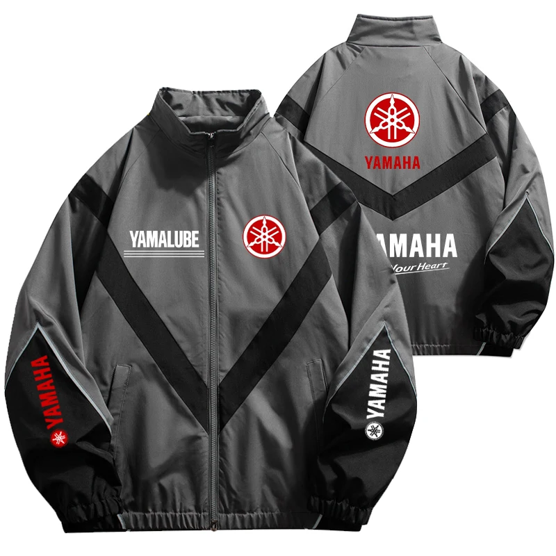

Yamaha Men's And Women's Motorcycle Jackets - Lightweight And Casual Multi-Color Jackets, Fashionable High Street Sport Coats