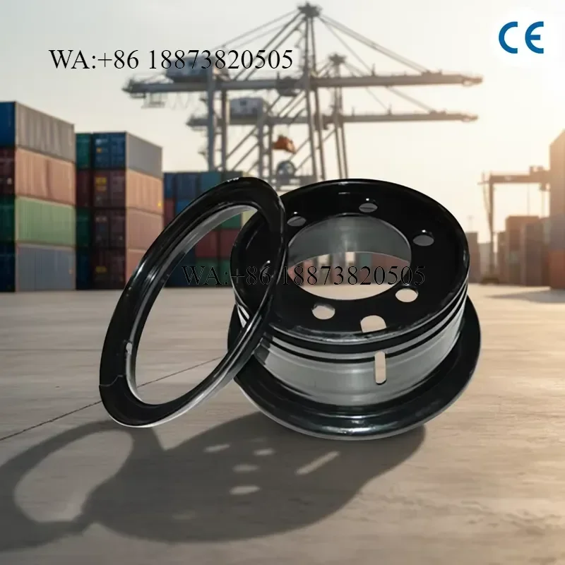 Custom OTR Rim 12 Inch Forklift Wheel Rim 5.00S-12 7.00-12 Industrial Steel Rim New Condition 2 Pieces