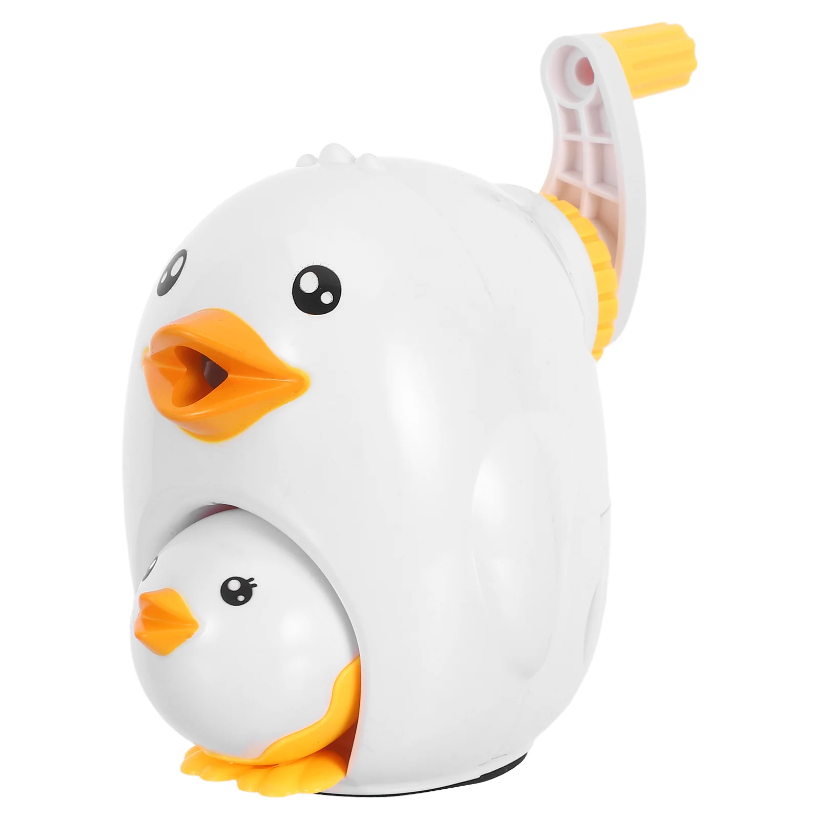 

White Plastic Duck Shaped Pencil Sharpener Creative Lightweight Sharpener for Kids Desk Ornament School Stationery Supplies