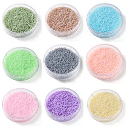 500/800Pcs/Lot 2/3mm Candy Color Glass Seed Beads Cute Bulk Small Bead Bracelet Handicraft for DIY Jewelry Making Accessories
