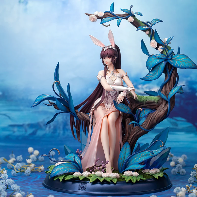 Anime Peripheral 1/7 Douluo Continent Xiao Wu Guard Lifetime Figure Model Soul Land Desktop Ornament Collect Birthday Gifts Toys