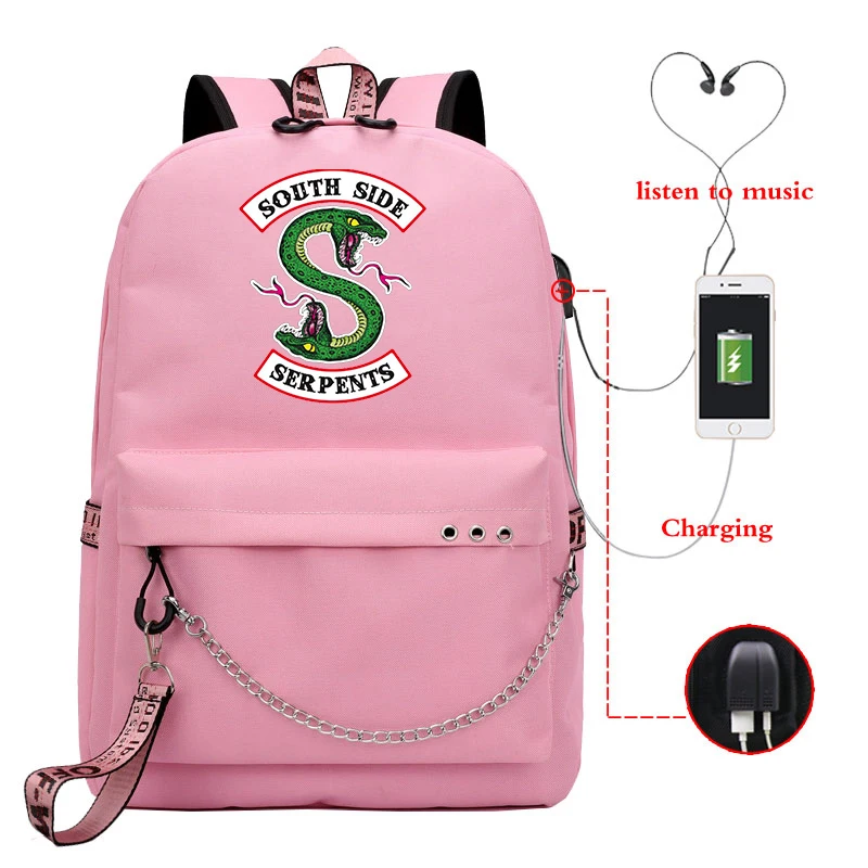 Riverdale Large Girls Backpacks School Bags for Teenagers Knapsack   Teen Student College Book Bag Leisure Waterproof Schoobag