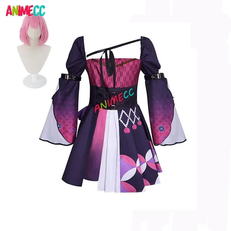 

ANIMECC In Stock Ootori Emu Cosplay Costume Wig New Style Game Punk Night Project Sekai Dress Halloween Carnival Costume